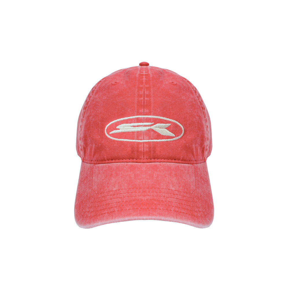Washed Red SR Logo Hat